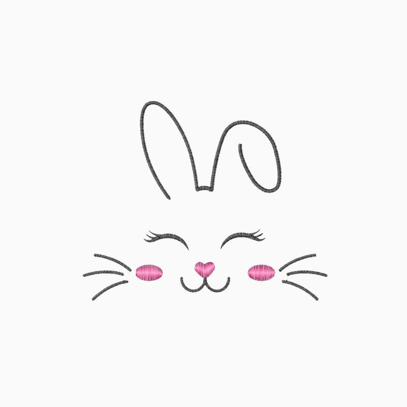 Bunny Rabbit Embroidery Design