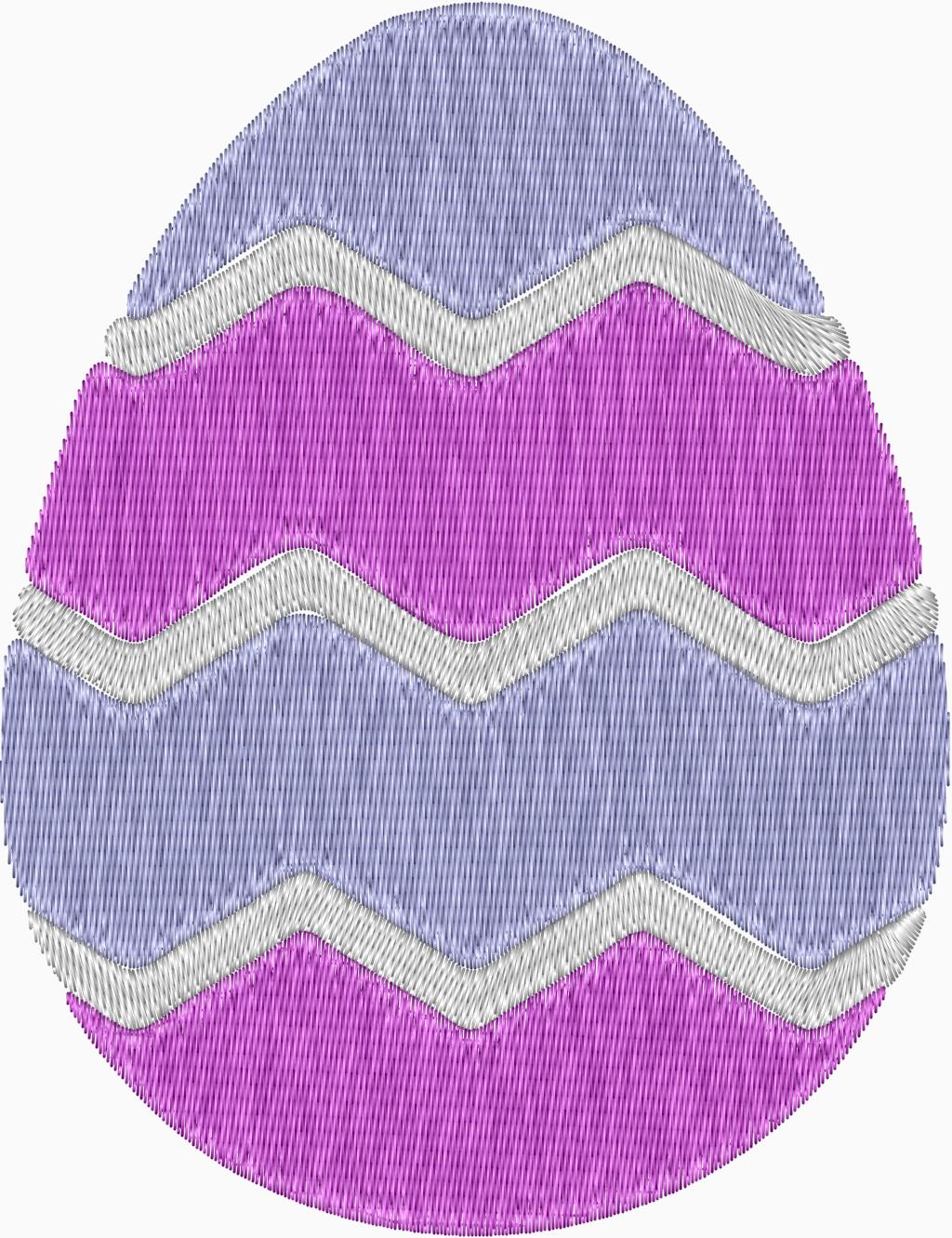 Easter Egg Embroidery Designs - Set of 6