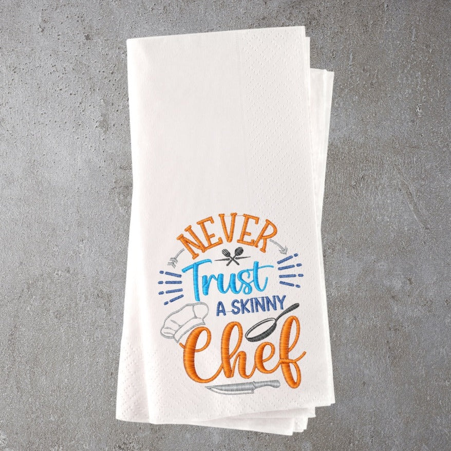 Never Trust the Chef Machine Embroidery Design