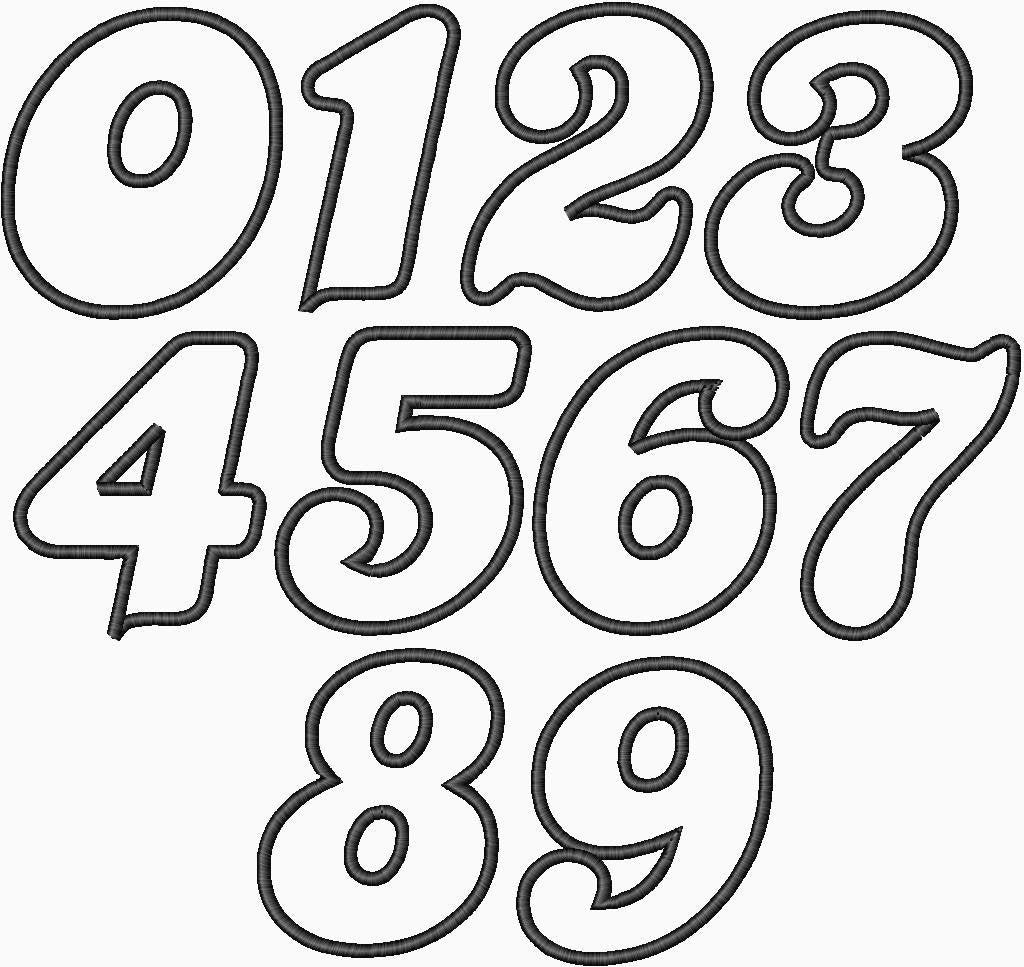 Birthday Astronaut Space Embroidery Design, Set 1-9 Numbers Birthday Embroidery Designs, Boy Embroidery Patterns, Rocket Embroidery