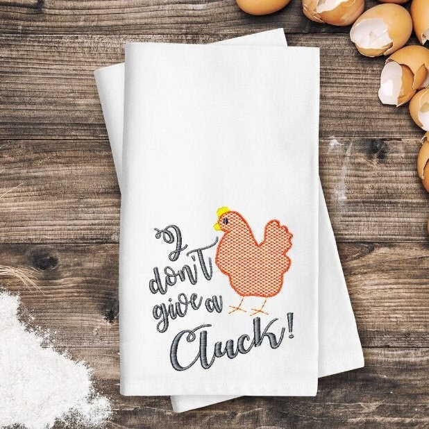 Funny Kitchen Saying Embroidery Design, Kitchen Towel Embroidery, Kitchen Apron Embroidery, Cooking Embroidery Design, Hen, Chicken, Rooster